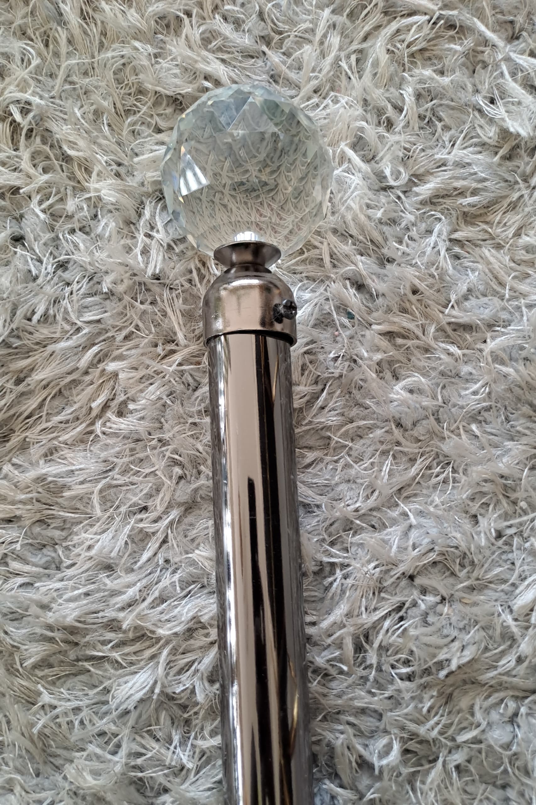 Tringle Noir 2m Simple Extensible