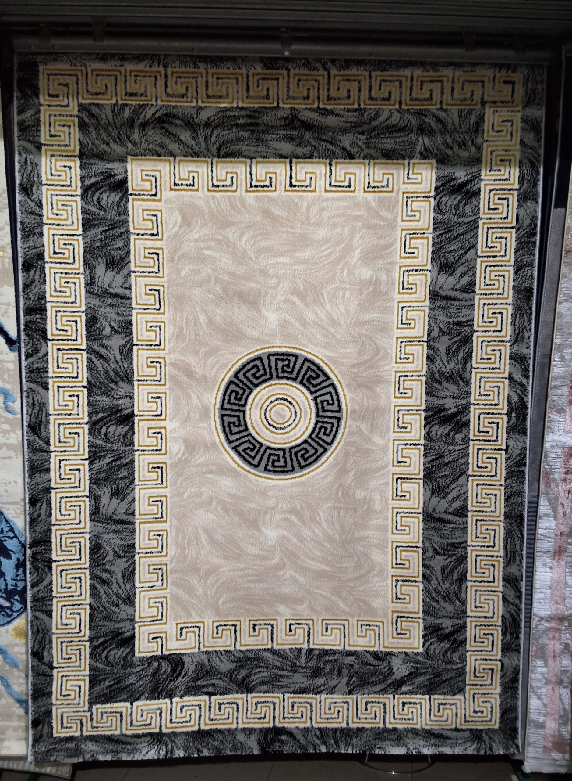 Tapis Oslo 1M60/2M20 Gris Noir Beige