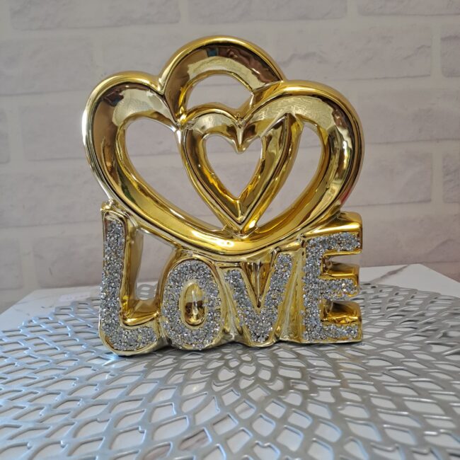 Bibelot Love Dore Argentin