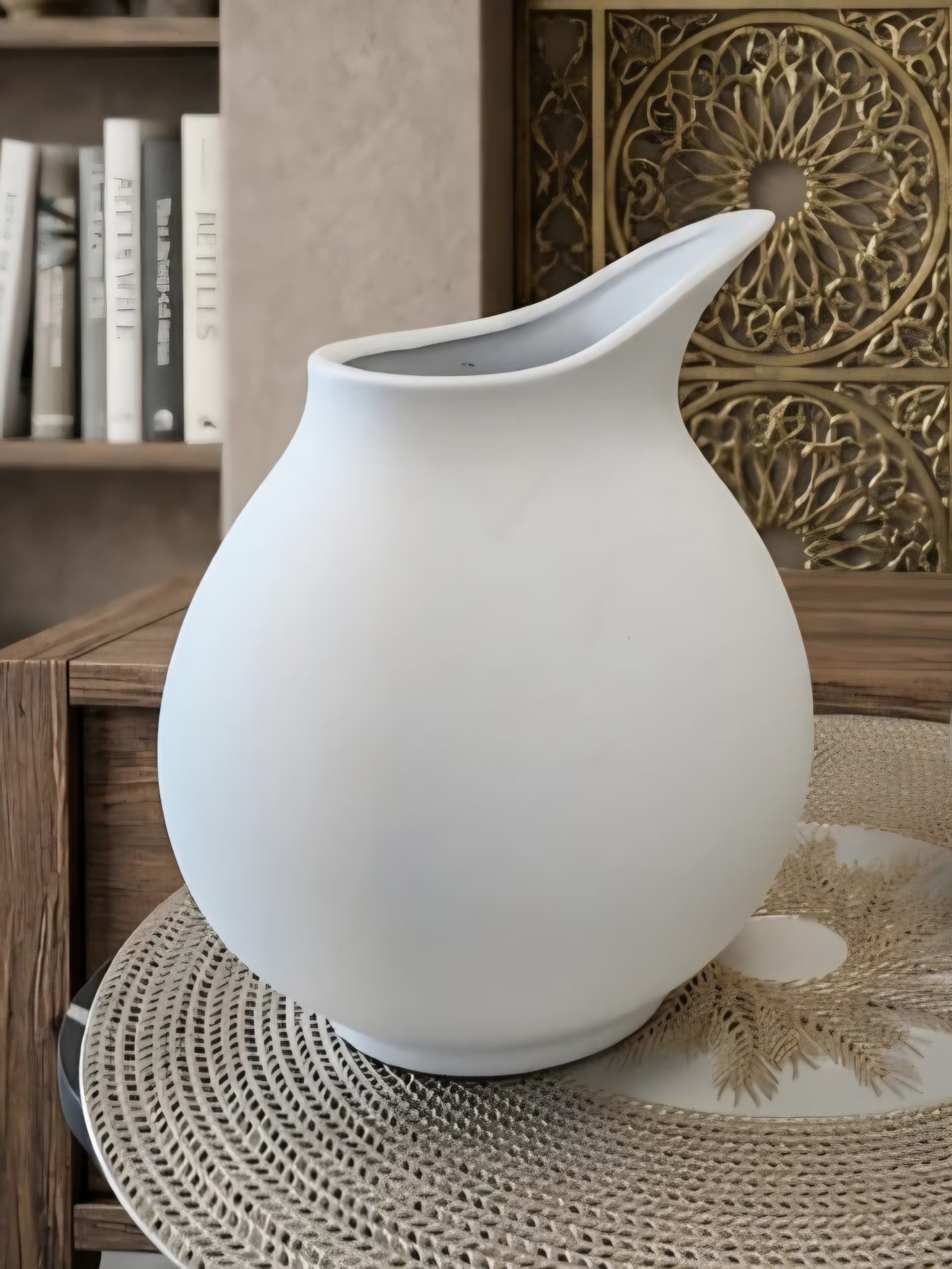 Vase Porcelaine Blanche 21cm